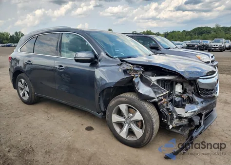 2015 Acura Mdx из США, поврежденный, VIN 5FRYD4H29FB013357
